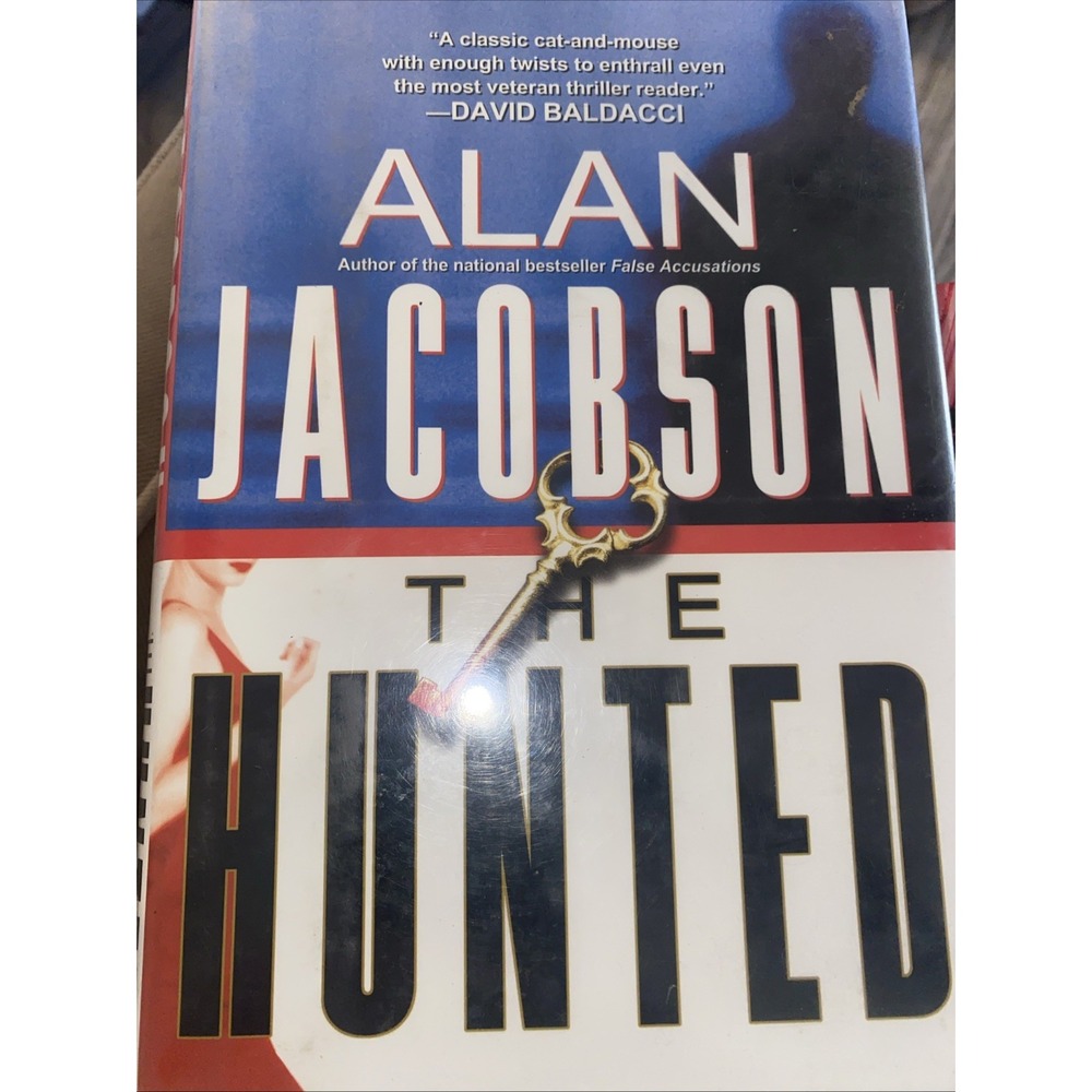 The Hunted Alan Jacobson Hardcover Book with Dust Jacket 2001 Thriller Fiction